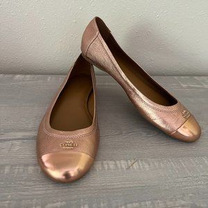 Coach Chelsea Rose Gold Flats